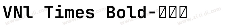 VNl Times Bold字体转换 VNl Times Bold字体转换